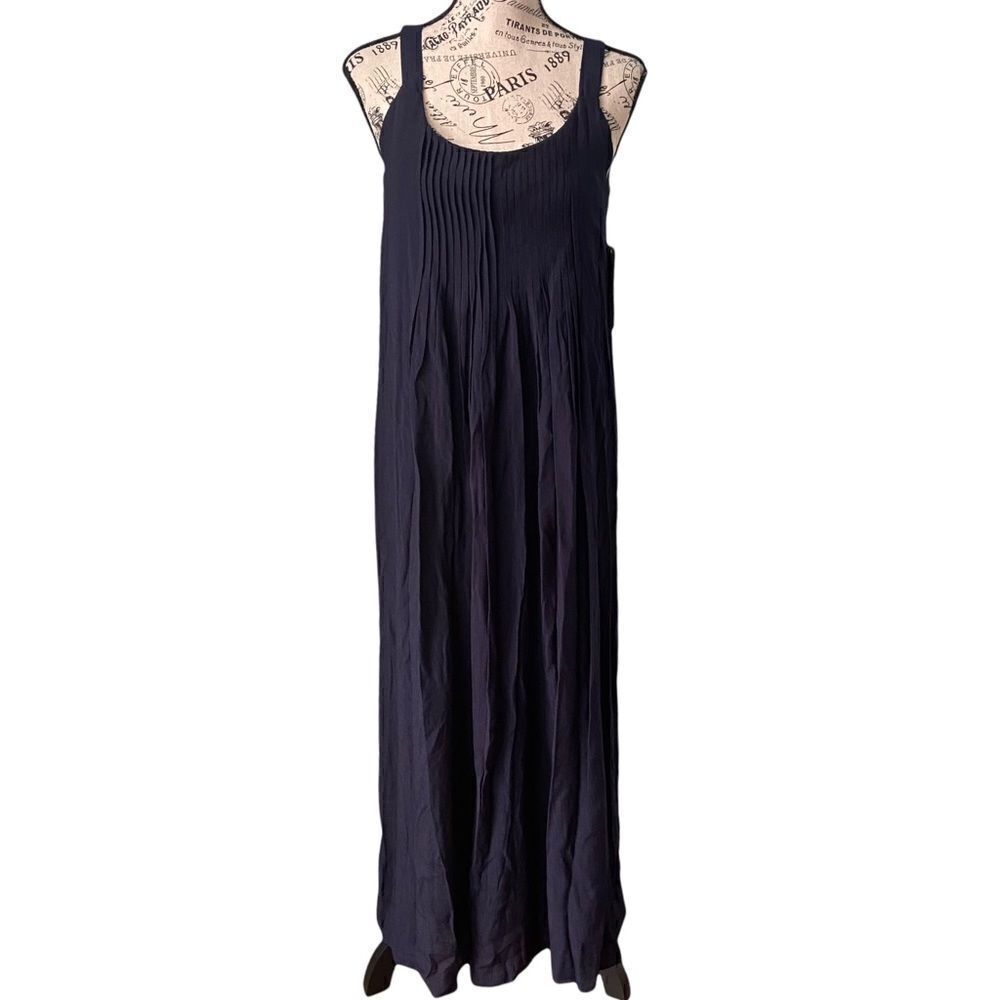 NWT Nanette Lepore Front Pleated Sleeveless Maxi Dress in Size 4